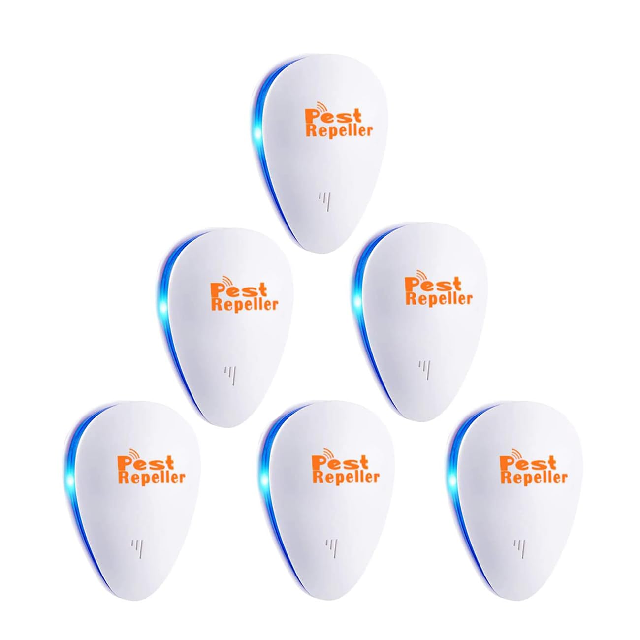Ultrasonic Pest Repeller-6 Pack,Rodent Repellent Indoor,Pest Repeller Plug in,Mouse Repellent Ultrasonic Plug in,Pest Control for Roach,Ant, Spider,Mice Repellent for House,Garage,Warehouse