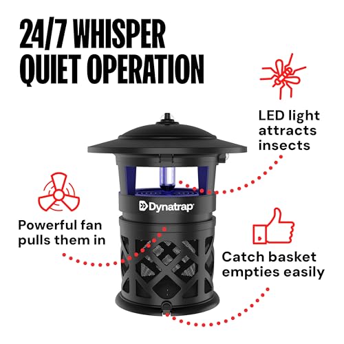 DynaTrap DT2030SR Fly Traps Outdoor - Mosquito & Flying Insect Killer