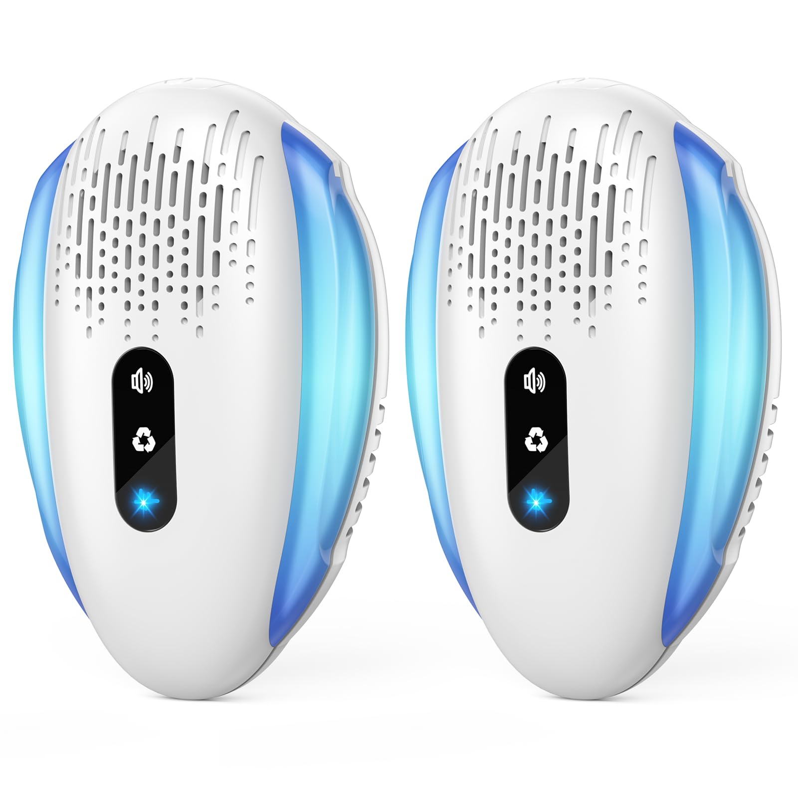 2025 Upgraded Ultrasonic Repeller & Insect Indoor Repeller,Ultrasonic and Repellent for Mouse,Roach,Rodent, Bugs,Mosquito,Mice,Ant, Spider,3 Mode Switching,2 Packs