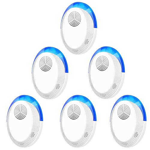 Ultrasonic Pest Repeller 6 Pack Mice Repellent 123456789