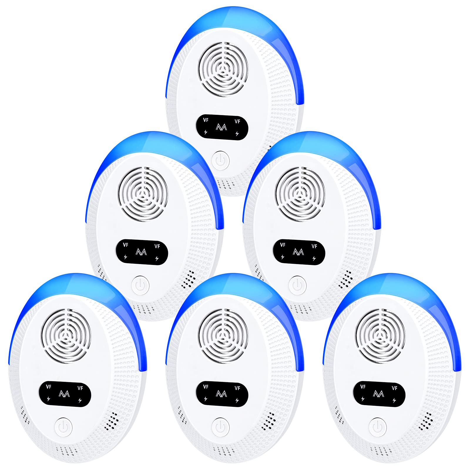 Bectine 2022 Upgraded Version Ultrasonic Pest Repeller 6 Packs