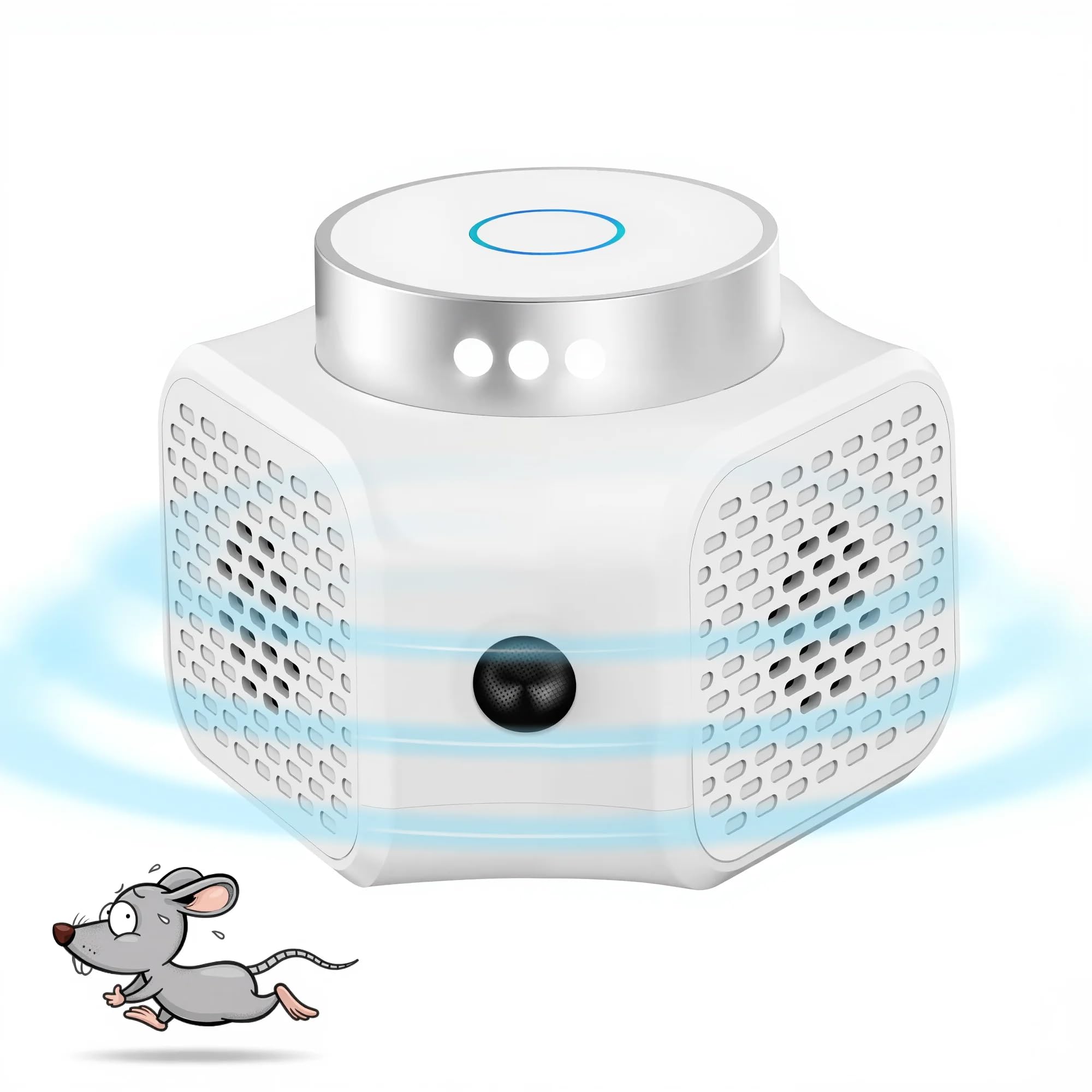 Ultrasonic Pest Repellent Indoor Plug in - Rodent & Mice Repellent Electronic Pest Control for Roach Mosquito Spider Bug