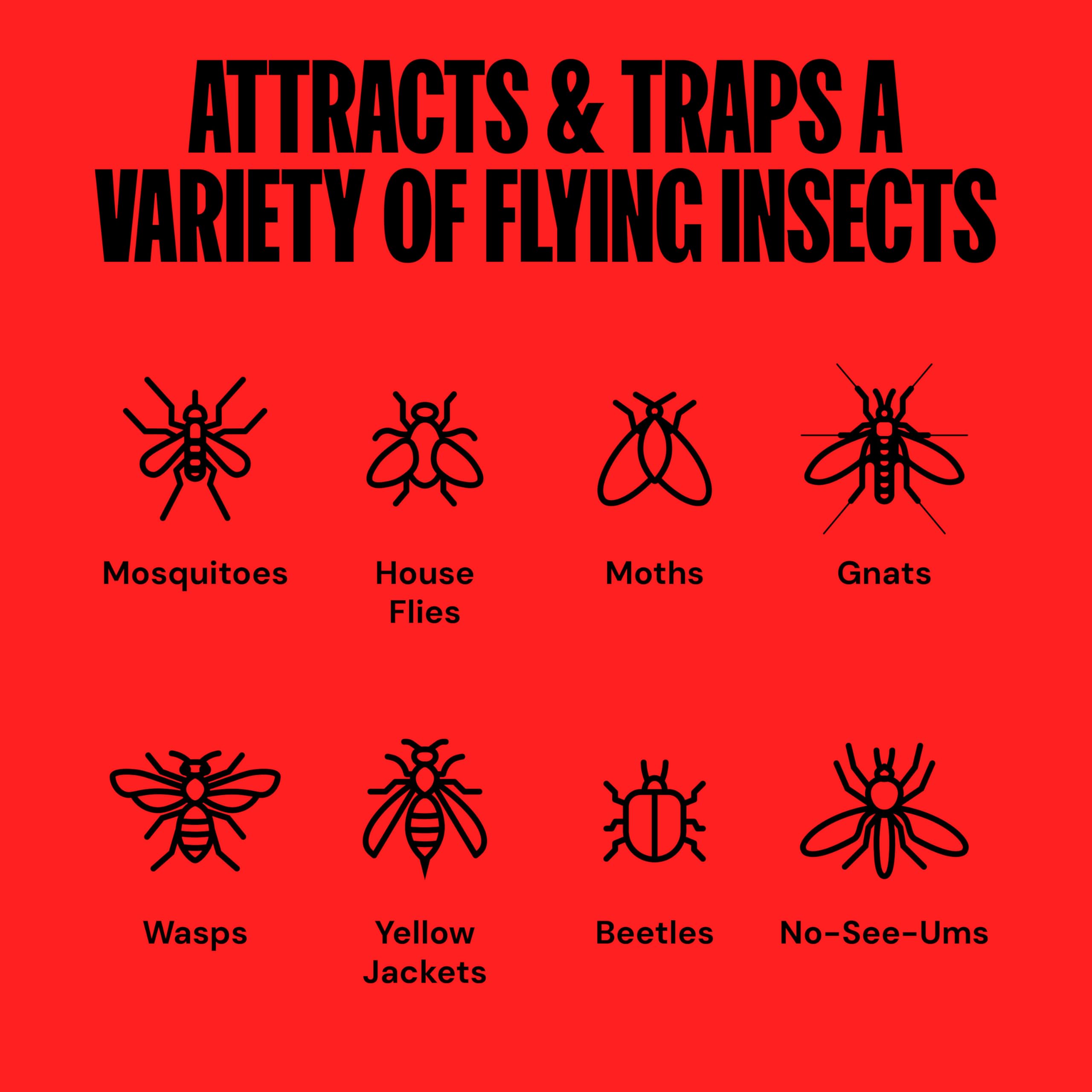 DynaTrap DT2030SR Fly Traps Outdoor - Mosquito & Flying Insect Killer