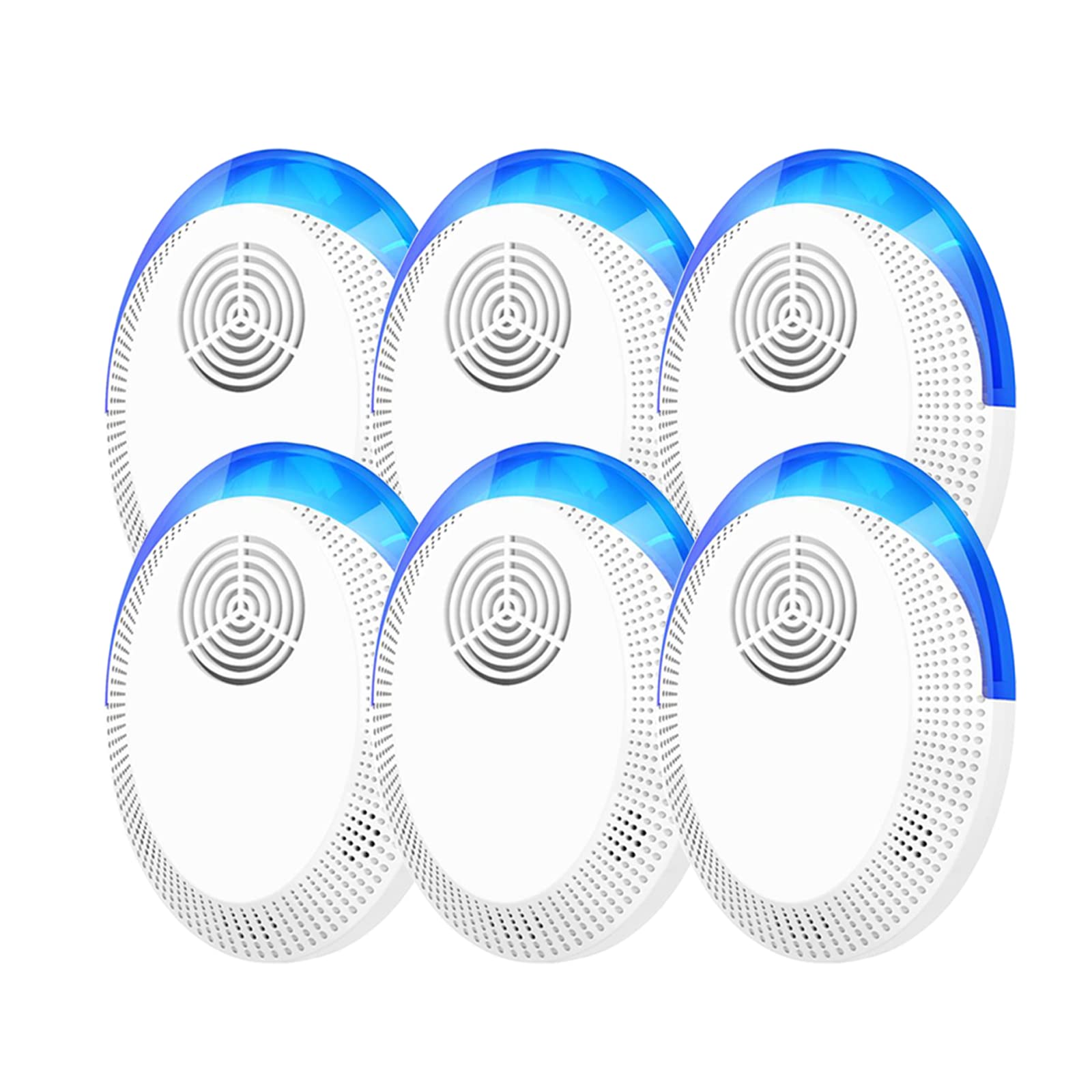 Ultrasonic Pest Repeller 6 Pack Mice Repellent Indoor Pest Repellent Ultrasonic Plug in, Mouse Deterrent, Pest Control for Rodents, Roaches, Cockroaches, Spiders, Insects(6 Pack)