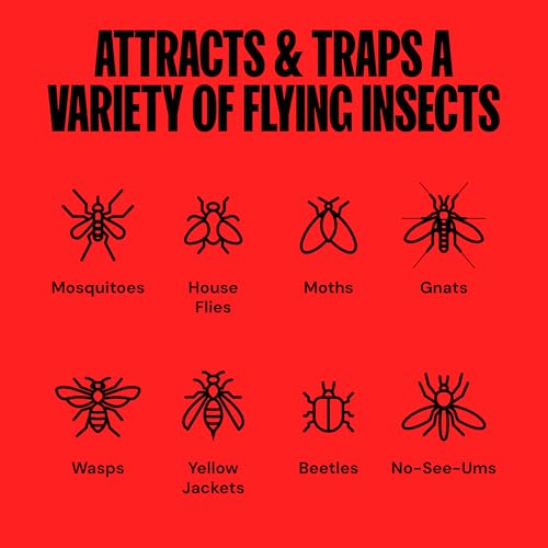 DynaTrap DT2030SR Fly Traps Outdoor - Mosquito & Flying Insect Killer