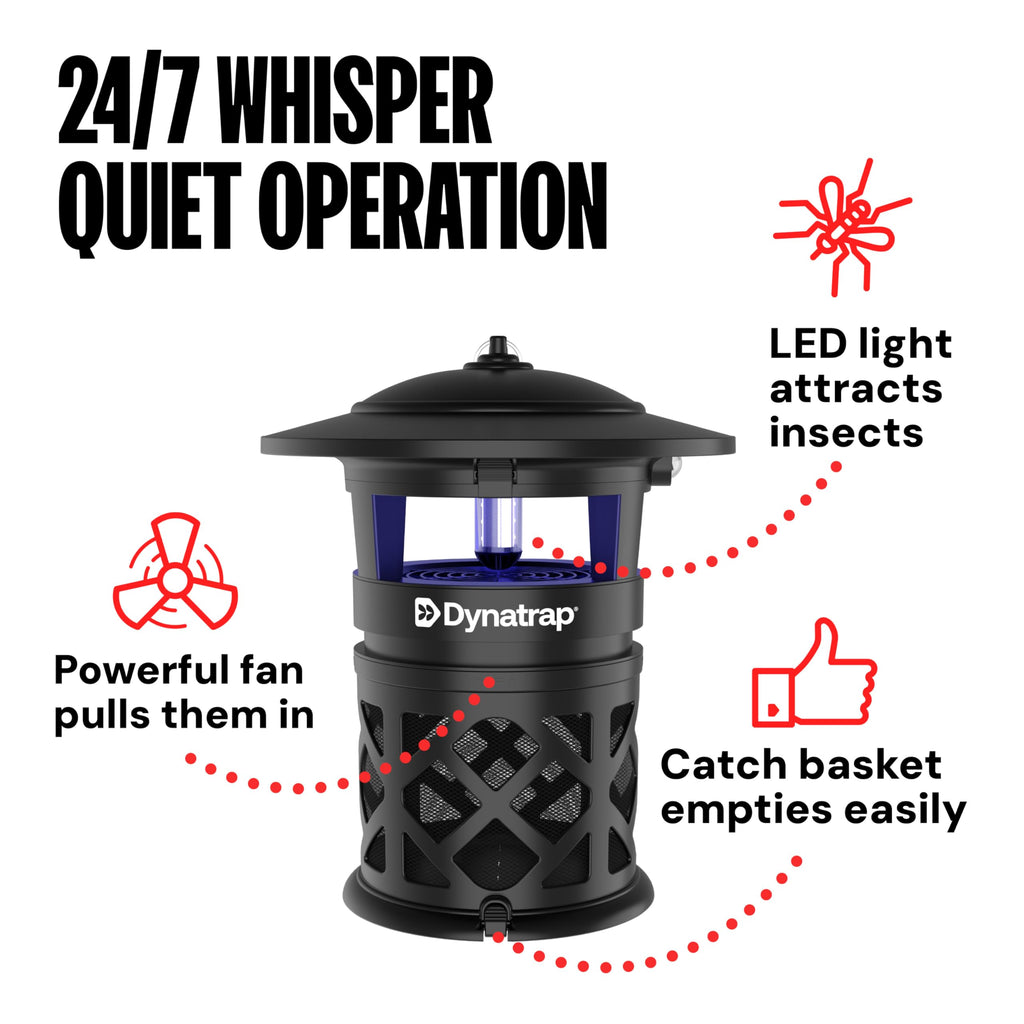 DynaTrap DT2030SR Fly Traps Outdoor - Mosquito & Flying Insect Killer