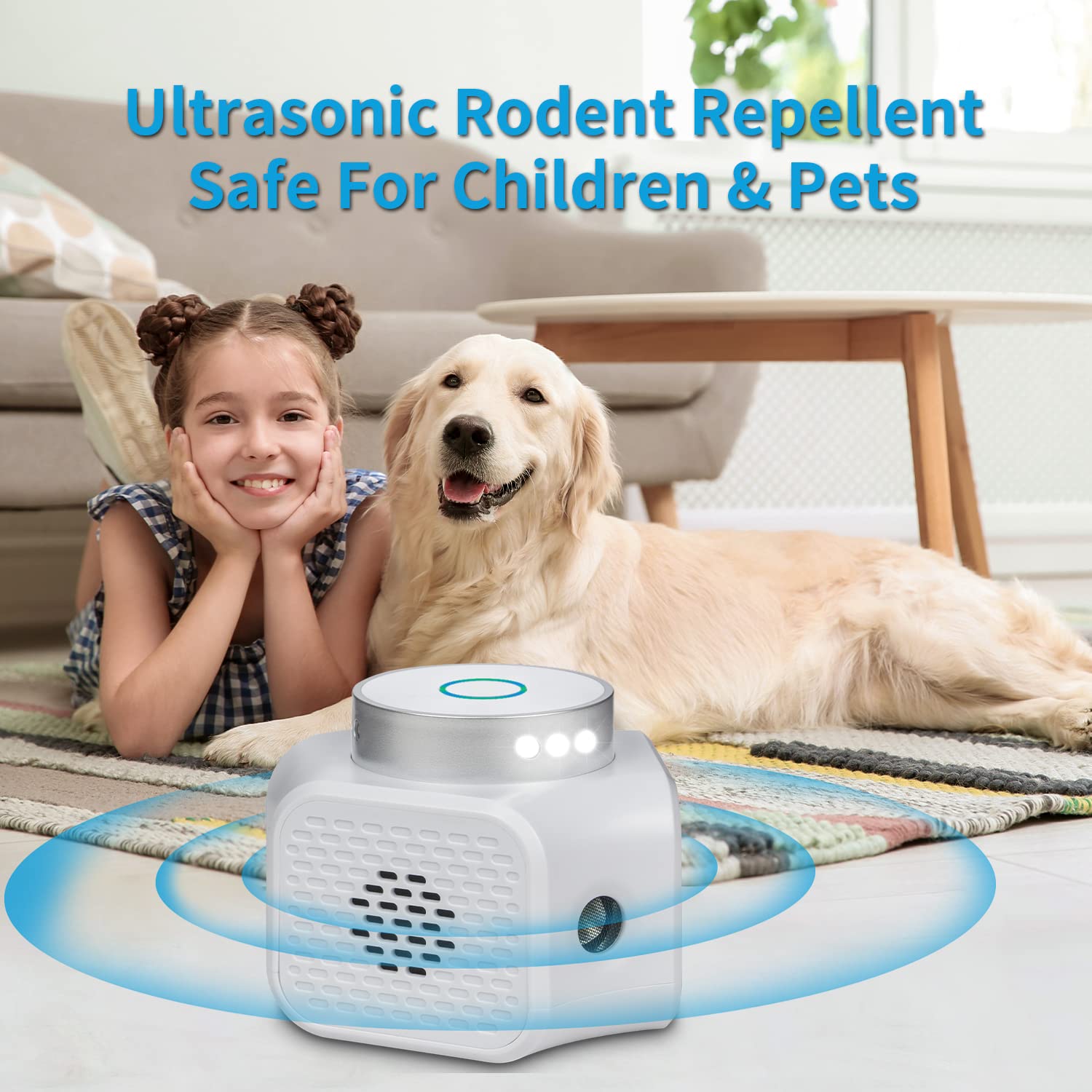 Ultrasonic Pest Repellent Indoor Plug in - Rodent & Mice Repellent Electronic Pest Control for Roach Mosquito Spider Bug