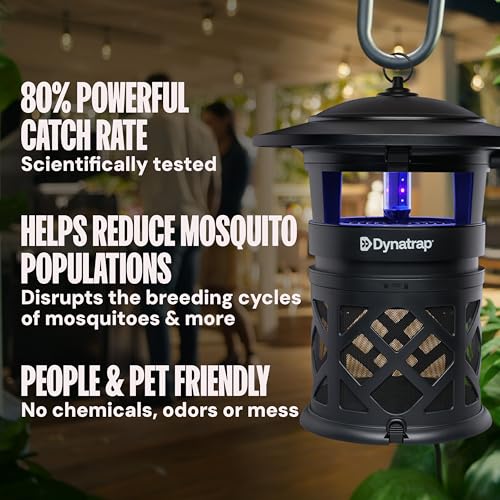 DynaTrap DT2030SR Fly Traps Outdoor - Mosquito & Flying Insect Killer