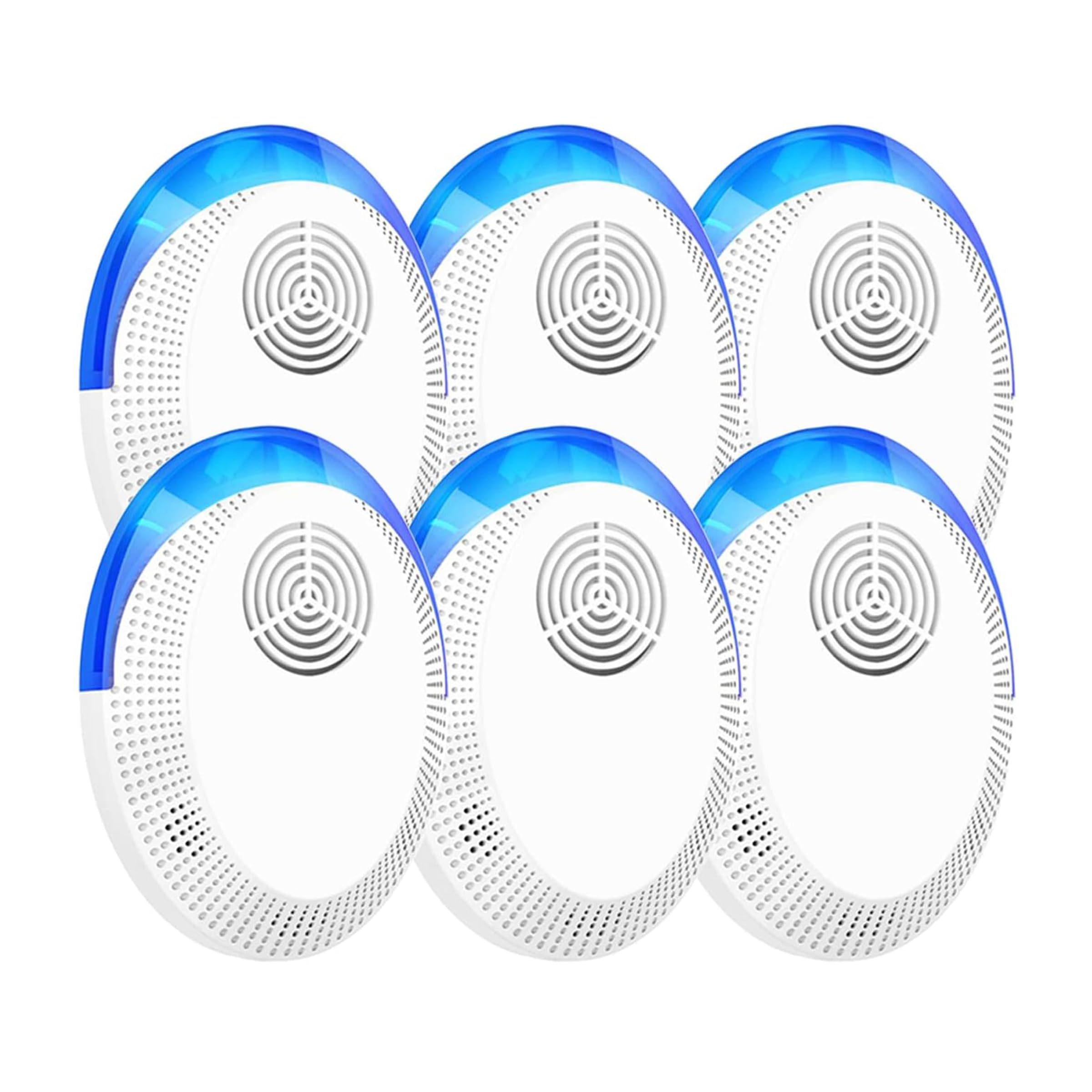 Ultrasonic Pest Repeller 6 Pack Mice Repellent Indoor Pest Repellent Ultrasonic Plug in, Mouse Deterrent, Pest Control for Rodents, Roaches, Cockroaches, Spiders, Insects(6 Pack)